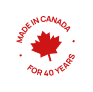 Made in Canada for 40 years.